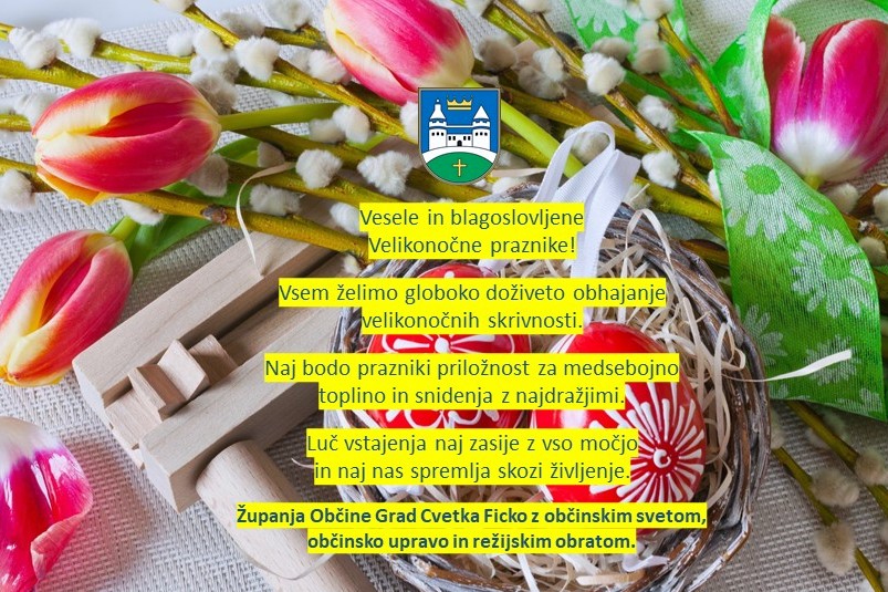 Voščilo Grad velika noč 2023